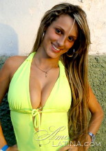 Flavia is a petite, blonde Brazilian beauty