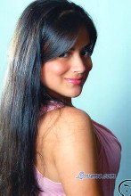 Latin beauty Luisa has a beautiful smile